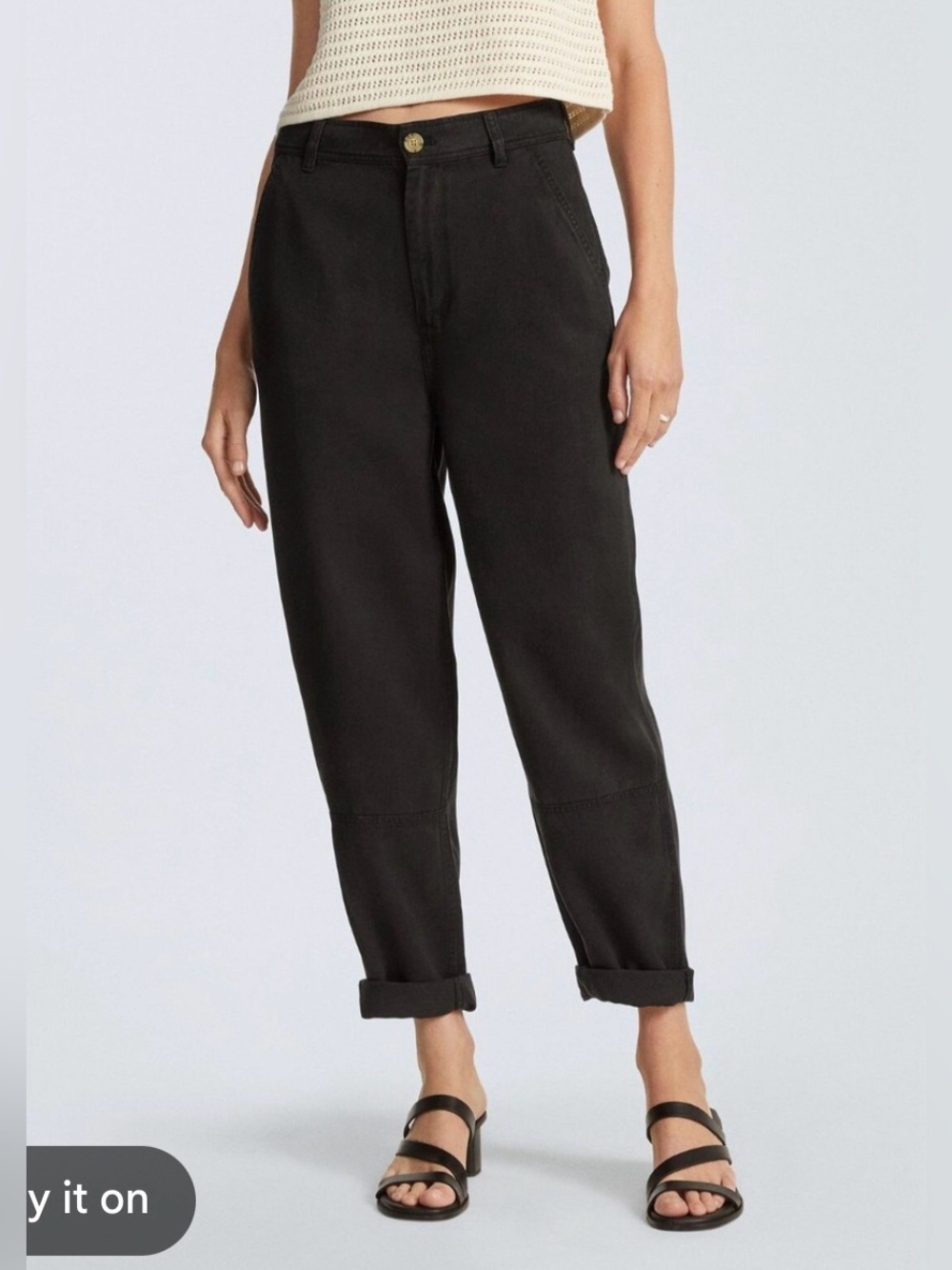 Everlane The Tencel Relaxed Chino Pant
Size 6